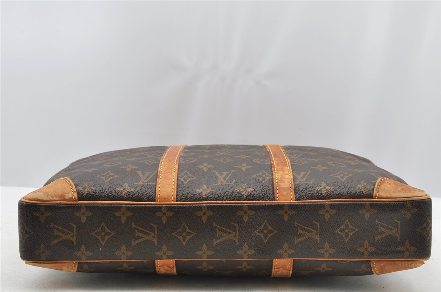 Authentic Louis Vuitton Monogram Porte Documents Voyage M53361 Briefcase 8626I