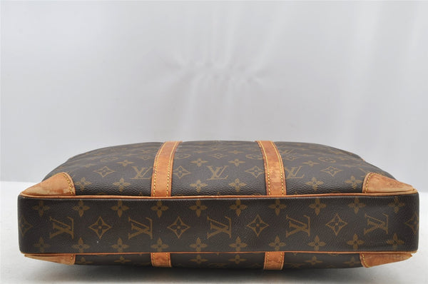 Authentic Louis Vuitton Monogram Porte Documents Voyage M53361 Briefcase 8626I