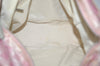 Authentic CHANEL New Travel Line Shoulder Tote Bag Nylon Leather Pink 8627I