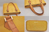 Authentic Louis Vuitton Vernis Houston Shoulder Hand Bag Yellow M91055 LV 8628M