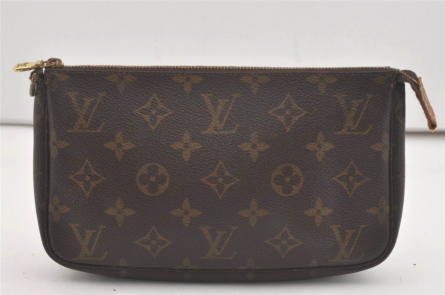 Authentic Louis Vuitton Monogram Pochette Accessoires Pouch M51980 LV Junk 8629I