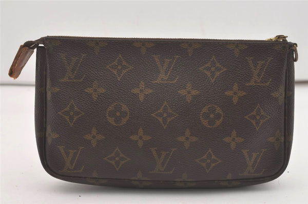Authentic Louis Vuitton Monogram Pochette Accessoires Pouch M51980 LV Junk 8629I