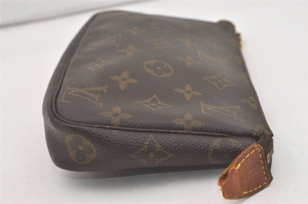 Authentic Louis Vuitton Monogram Pochette Accessoires Pouch M51980 LV Junk 8629I