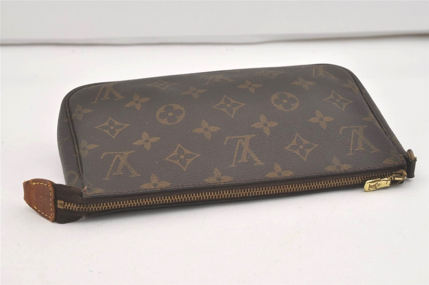 Authentic Louis Vuitton Monogram Pochette Accessoires Pouch M51980 LV Junk 8629I