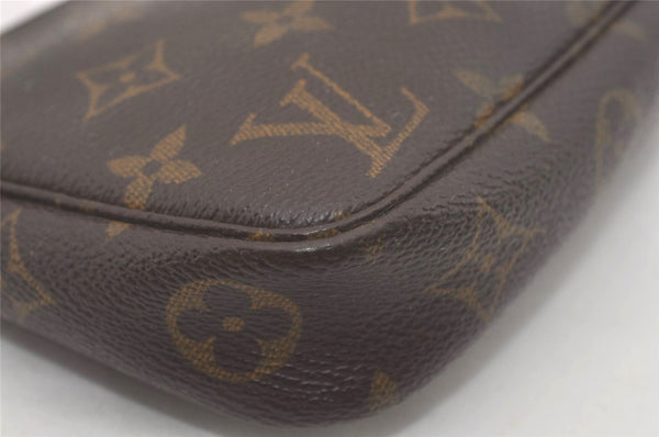 Authentic Louis Vuitton Monogram Pochette Accessoires Pouch M51980 LV Junk 8629I