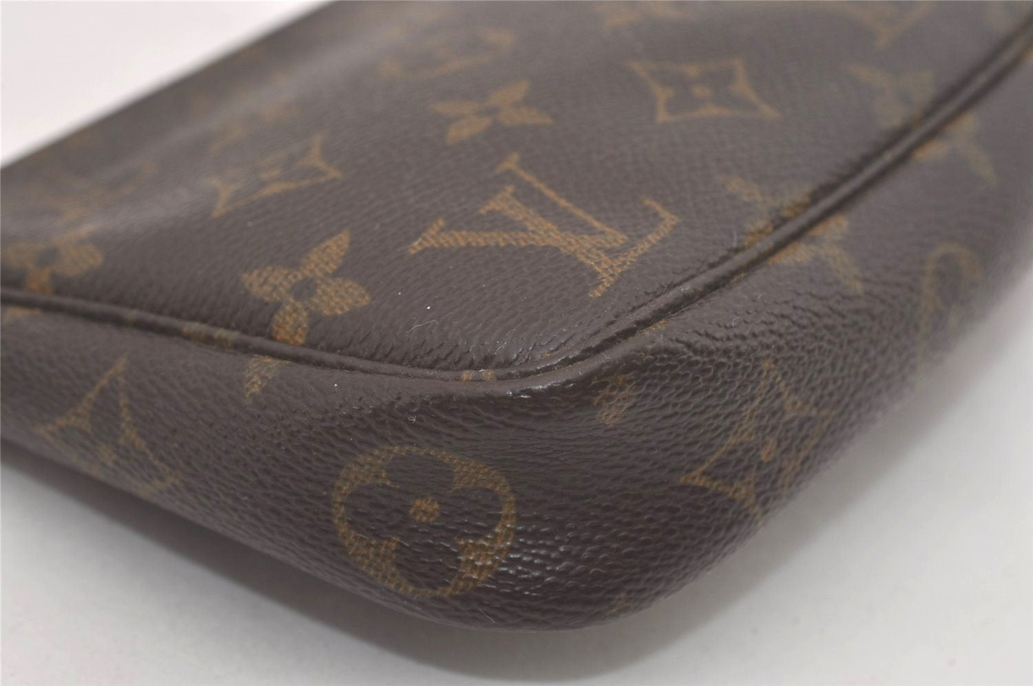 Authentic Louis Vuitton Monogram Pochette Accessoires Pouch M51980 LV Junk 8629I