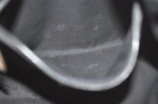 Authentic GUCCI Shoulder Cross Body Bag GG Canvas Leather 145857 Silver 8630I