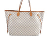 Authentic Louis Vuitton Damier Azur Neverfull GM N51108 Shoulder Tote Bag 8631I