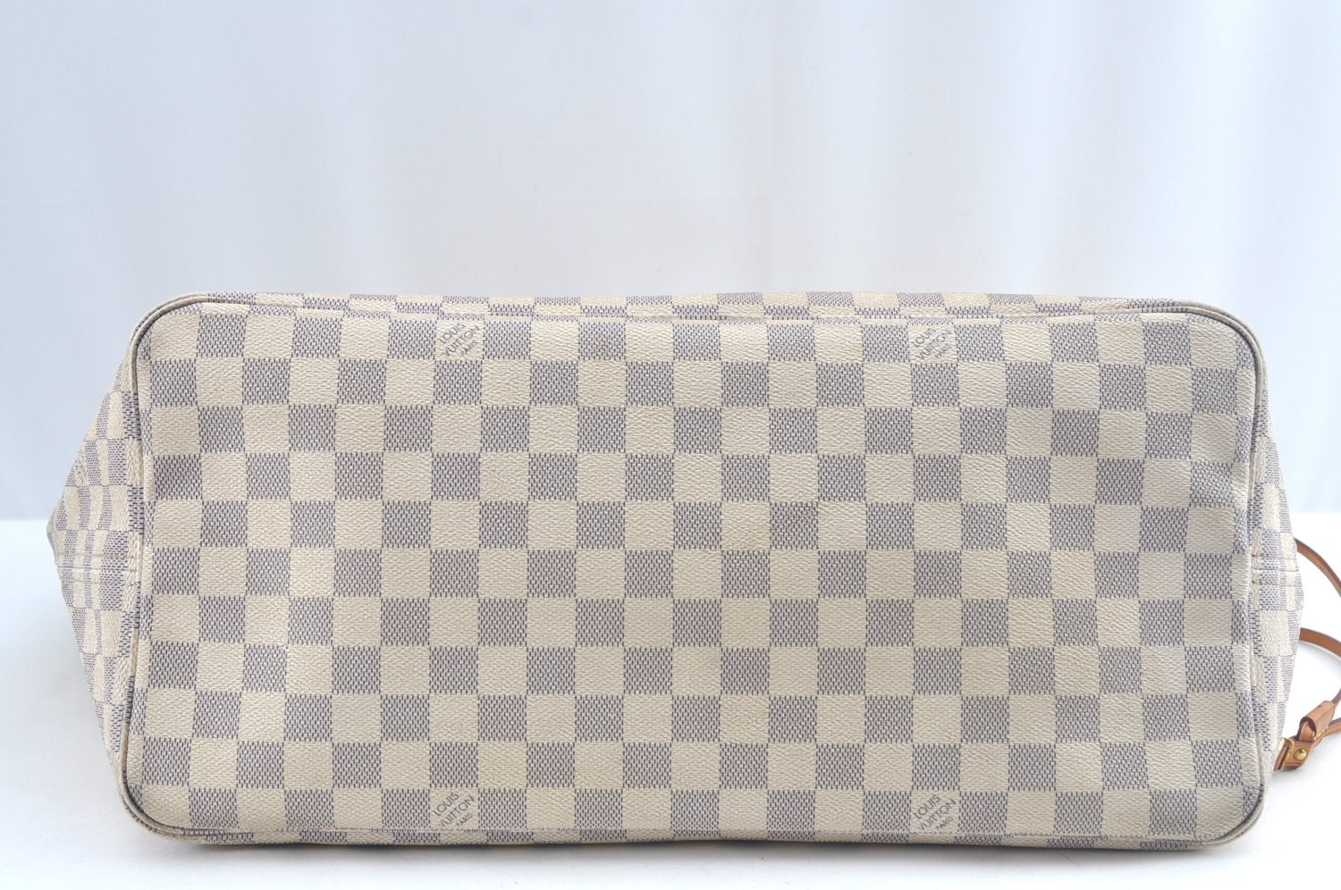 Authentic Louis Vuitton Damier Azur Neverfull GM N51108 Shoulder Tote Bag 8631I