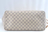 Authentic Louis Vuitton Damier Azur Neverfull GM N51108 Shoulder Tote Bag 8631I