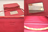 Authentic PRADA Saffiano Leather 2Way Shoulder Bag Long Wallet Purse Pink 8631M