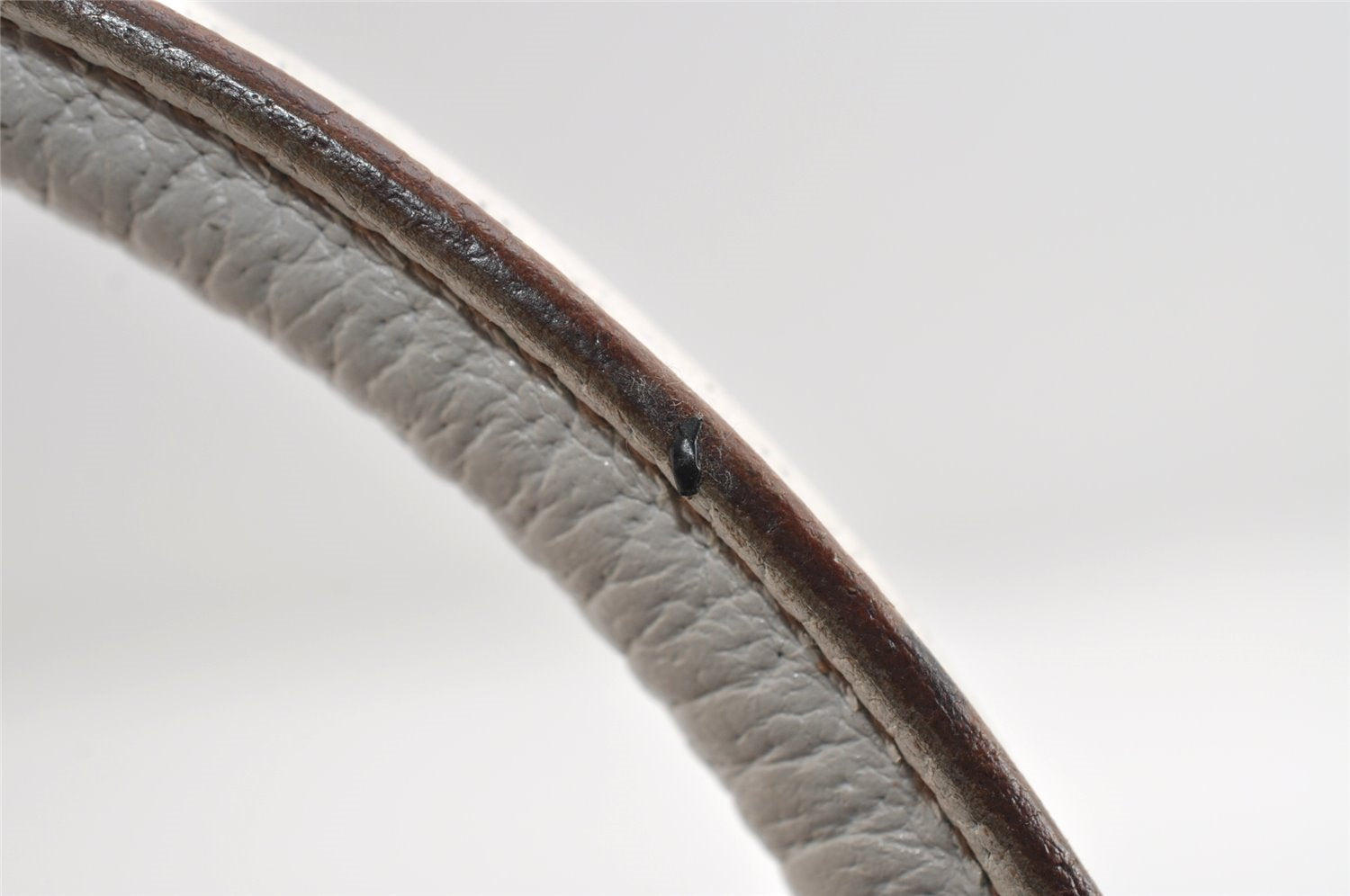 Authentic GUCCI Abbey Shoulder Hand Boston Bag Purse Leather 130942 White 8634I