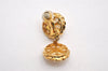 Authentic NINA RICCI Vintage Clip-on Imitation Pearl Earrings Gold Tone 8634J