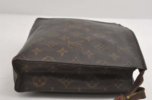 Auth Louis Vuitton Monogram Poche Toilette 26 M47542 Cosmetics Pouch Junk 8635I