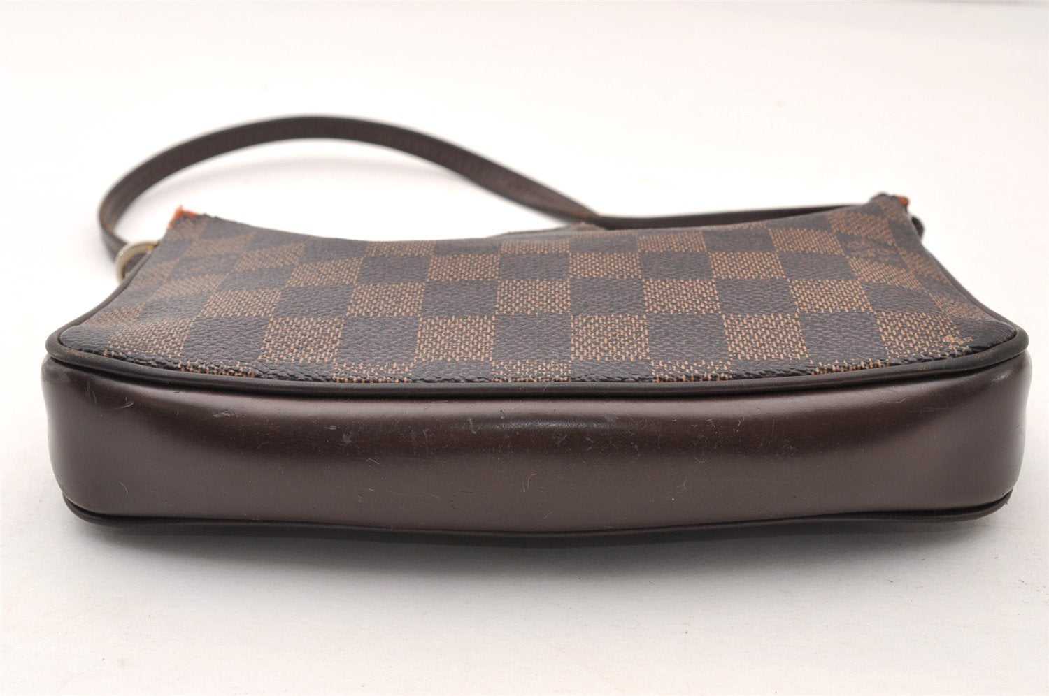Authentic Louis Vuitton Damier Navona Hand Bag Pouch Purse N51983 LV 8636I
