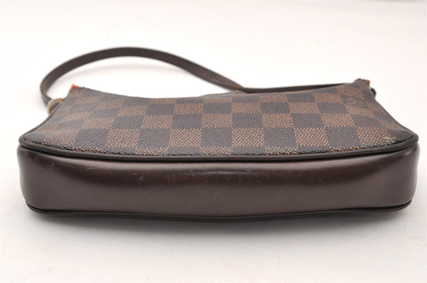 Authentic Louis Vuitton Damier Navona Hand Bag Pouch Purse N51983 LV 8636I