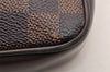 Authentic Louis Vuitton Damier Navona Hand Bag Pouch Purse N51983 LV 8636I