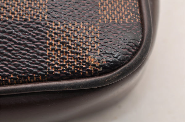 Authentic Louis Vuitton Damier Navona Hand Bag Pouch Purse N51983 LV 8636I