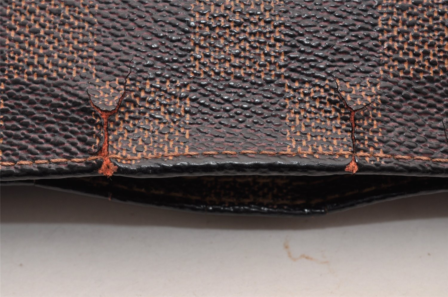 Authentic Louis Vuitton Damier Navona Hand Bag Pouch Purse N51983 LV 8636I