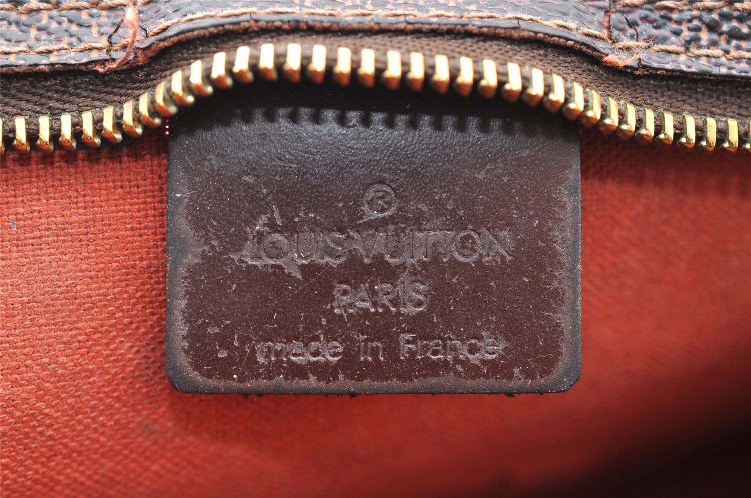 Authentic Louis Vuitton Damier Navona Hand Bag Pouch Purse N51983 LV 8636I