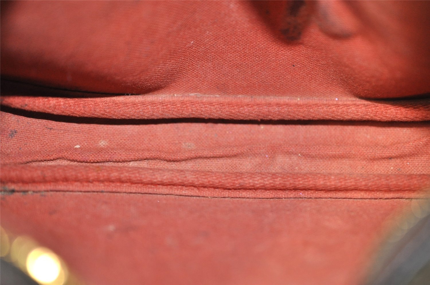 Authentic Louis Vuitton Damier Navona Hand Bag Pouch Purse N51983 LV 8636I