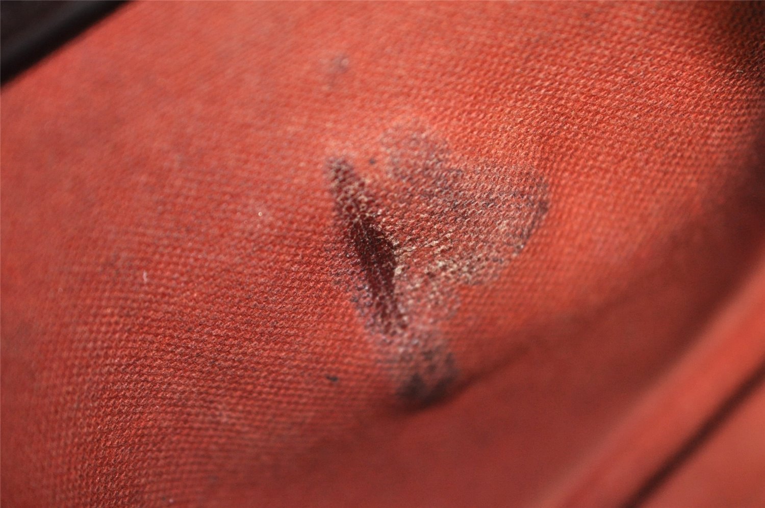 Authentic Louis Vuitton Damier Navona Hand Bag Pouch Purse N51983 LV 8636I