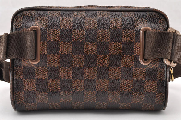 Authentic Louis Vuitton Damier Bum Bag Brooklyn Waist Cross Bag N41101 LV 8638I