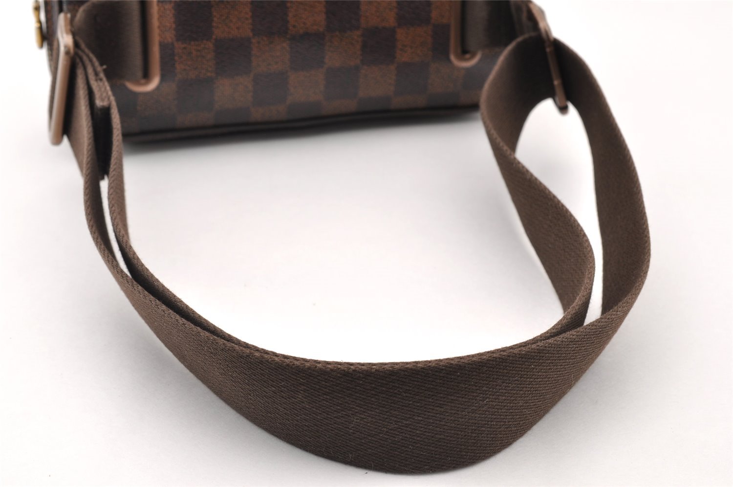 Authentic Louis Vuitton Damier Bum Bag Brooklyn Waist Cross Bag N41101 LV 8638I