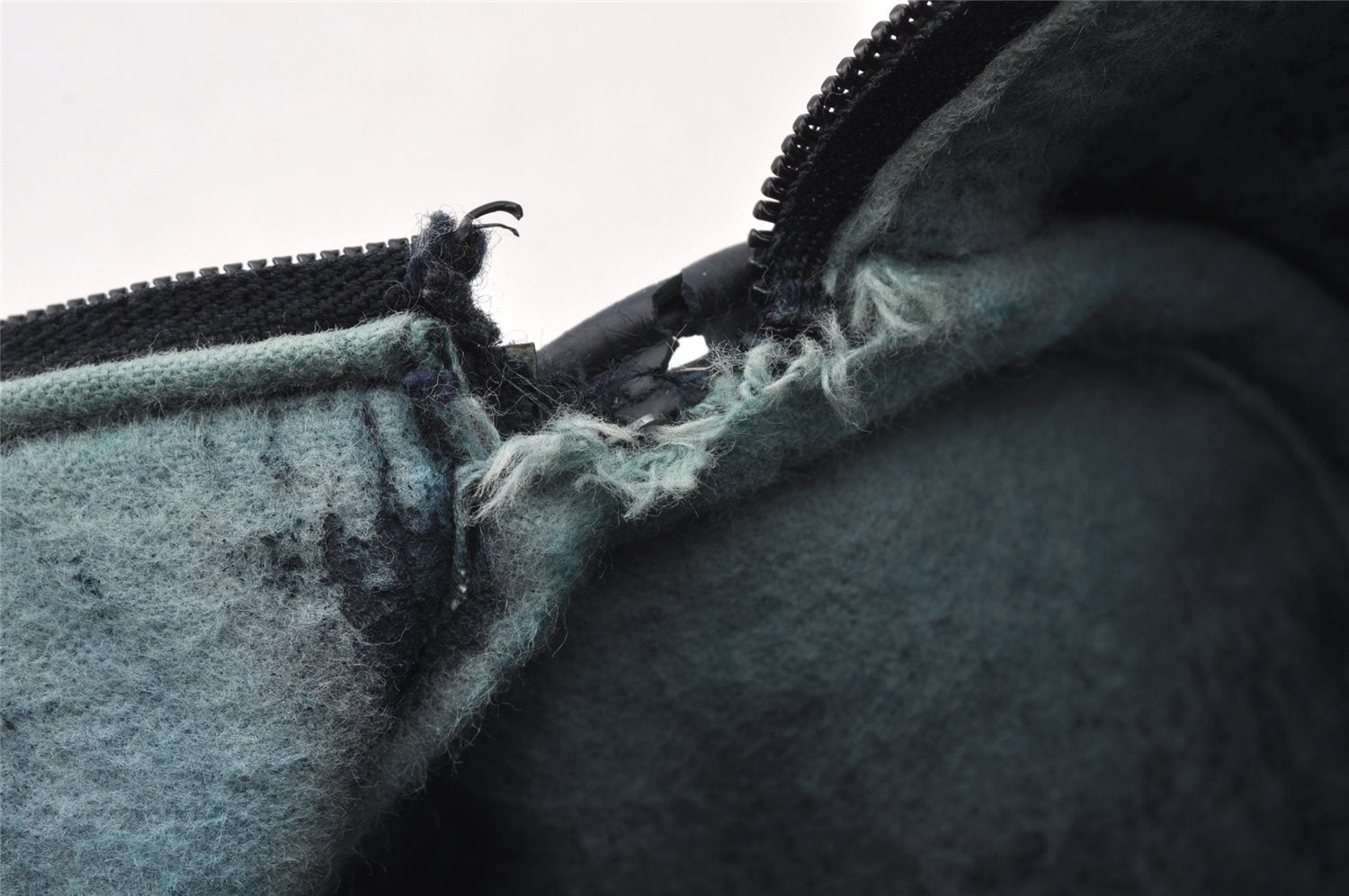 Authentic GUCCI Sherry Line Hand Boston Bag GG PVC Leather Navy Blue 8643I