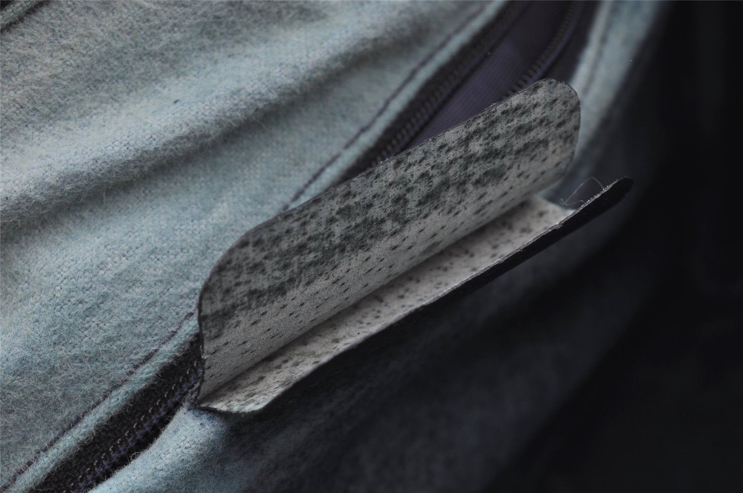 Authentic GUCCI Sherry Line Hand Boston Bag GG PVC Leather Navy Blue 8643I