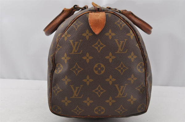 Authentic Louis Vuitton Monogram Speedy 30 Hand Boston Bag Old Model LV 8644I