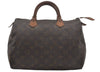 Authentic Louis Vuitton Monogram Speedy 30 Hand Boston Bag M41526 LV 8645I