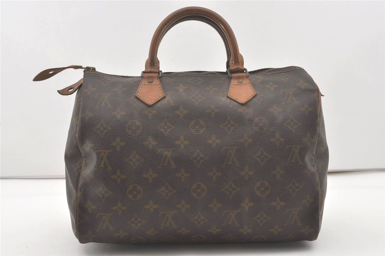 Authentic Louis Vuitton Monogram Speedy 30 Hand Boston Bag M41526 LV 8645I