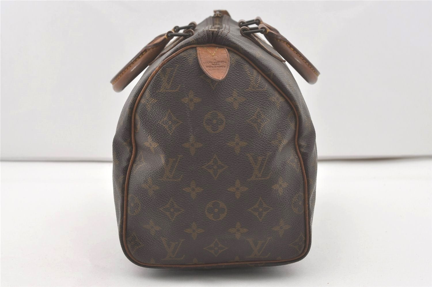 Authentic Louis Vuitton Monogram Speedy 30 Hand Boston Bag M41526 LV 8645I