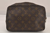 Auth Louis Vuitton Monogram Trousse Toilette 23 Clutch Bag M47524 LV Junk 8645M