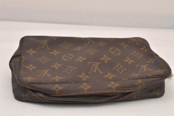 Auth Louis Vuitton Monogram Trousse Toilette 23 Clutch Bag M47524 LV Junk 8645M