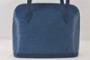 Authentic Louis Vuitton Epi Lussac Shoulder Tote Bag Blue M52285 LV 8646I