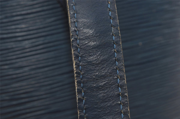 Authentic Louis Vuitton Epi Lussac Shoulder Tote Bag Blue M52285 LV 8646I