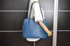 Authentic Louis Vuitton Epi Lussac Shoulder Tote Bag Blue M52285 LV 8646I