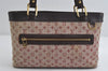 Authentic Louis Vuitton Monogram Mini Lucille PM Hand Bag Pink M92678 LV 8649I