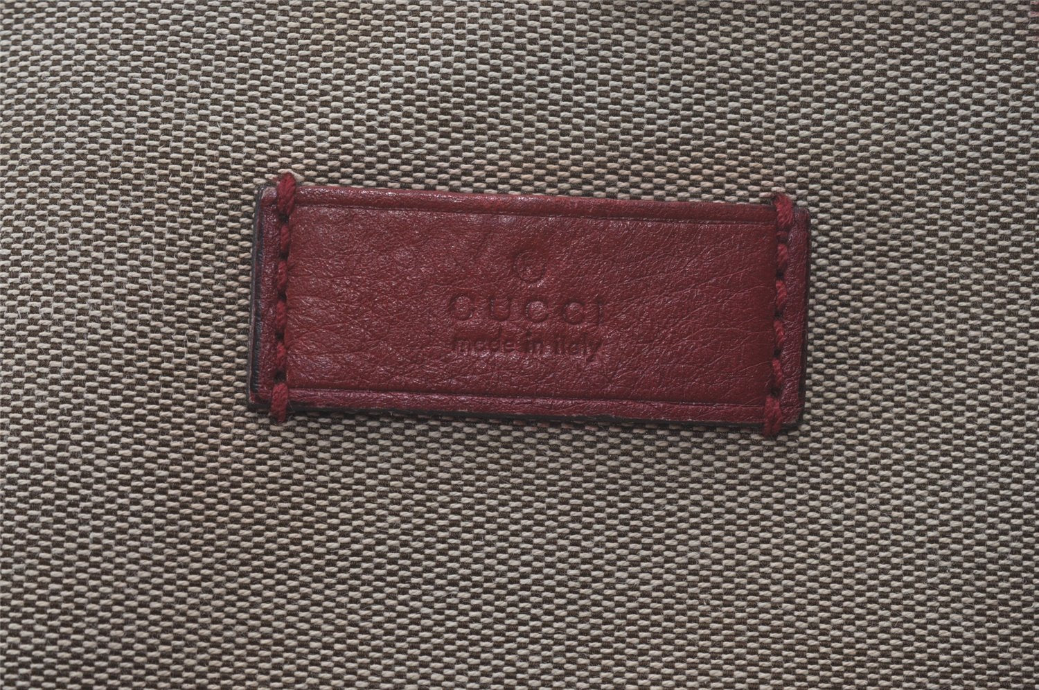 Authentic GUCCI Vintage Shoulder Hand Tote Bag Canvas Leather 257302 Beige 8650I