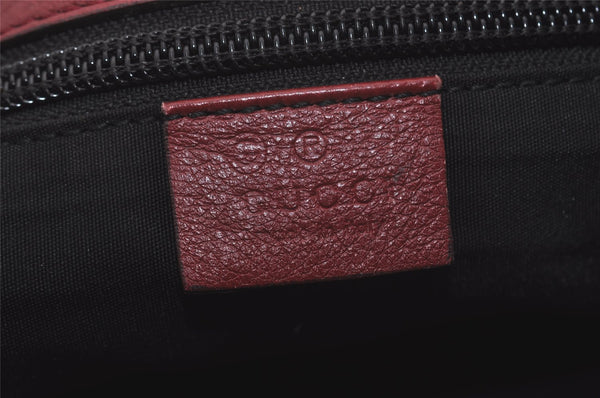 Authentic GUCCI Vintage Shoulder Hand Tote Bag Canvas Leather 257302 Beige 8650I