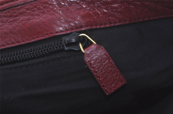 Authentic GUCCI Vintage Shoulder Hand Tote Bag Canvas Leather 257302 Beige 8650I