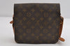 Authentic Louis Vuitton Monogram Cartouchiere MM Shoulder Bag Old Model 8651I