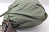 Authentic PRADA Nylon Tessuto Leather Shoulder Cross Body Bag Khaki Green 8653I