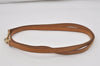 Authentic Louis Vuitton Leather Shoulder Strap Beige 47.6" LV 8654I