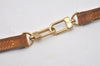 Authentic Louis Vuitton Leather Shoulder Strap Beige 47.6" LV 8654I