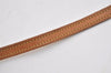 Authentic Louis Vuitton Leather Shoulder Strap Beige 47.6" LV 8654I