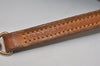 Authentic Louis Vuitton Leather Shoulder Strap Beige 47.6" LV 8654I