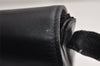 Authentic GUCCI Vintage Shoulder Hand Bag Purse Leather Black 8654J